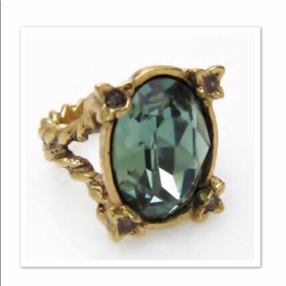 Jessica Elliott Swarovski‎ & Brass Plated Rings